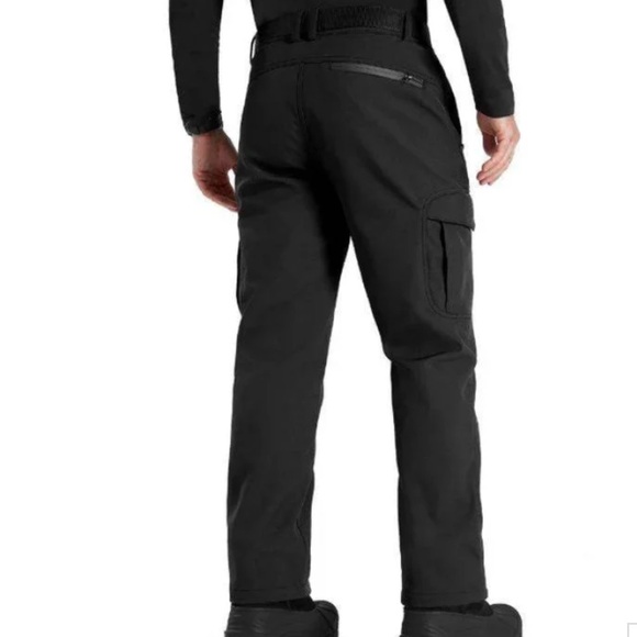 Men’s Free Soldier Soft Shell Fleece Lined Hiking Snow Pants Black 38x32 NWT - Picture 14 of 14